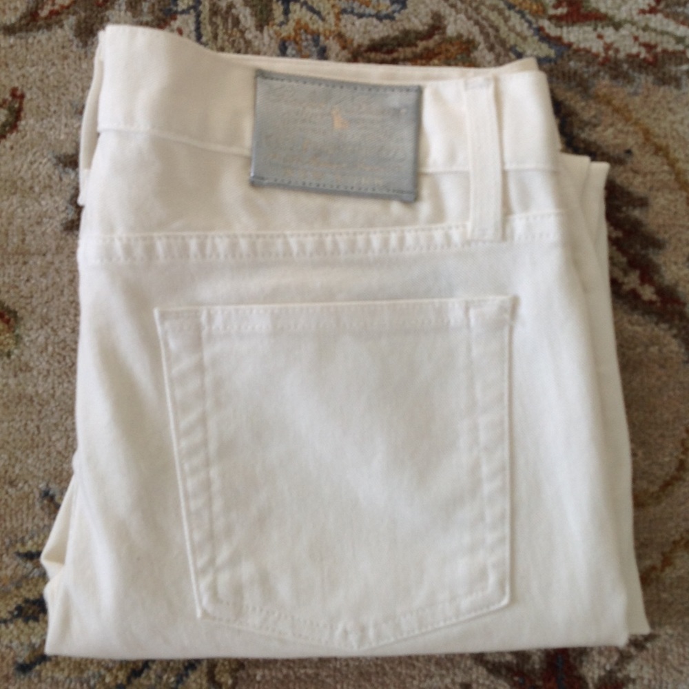 Ralph Lauren White Denim Jeans Made in USA